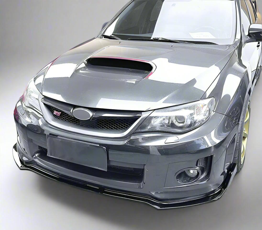 Three-Segment Front Bumper Splitter Lip Spoiler for Subaru Imprez WRX STI 2011-2014