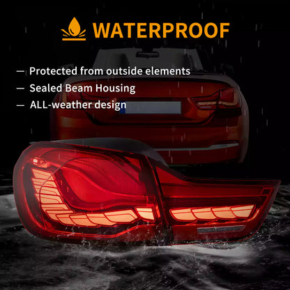 14-20 BMW 4 Series F32 F33 F36 / M4 F82 F83 Tail Lights Vland With LED GTS Style