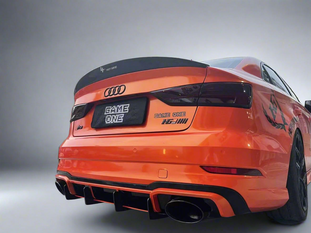 2017-2020 Sedan AUDI RS3 Rear Blade Diffuser
