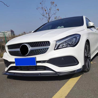2016-2019 BenZ CLA W117 3 Parts Front Lip