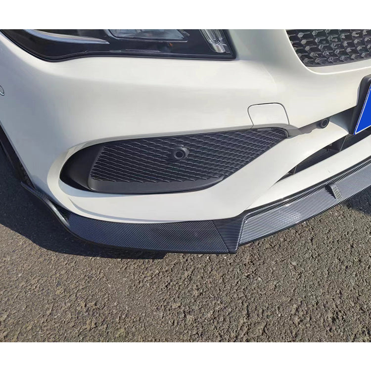 2016-2019 BenZ CLA W117 3 Parts Front Lip