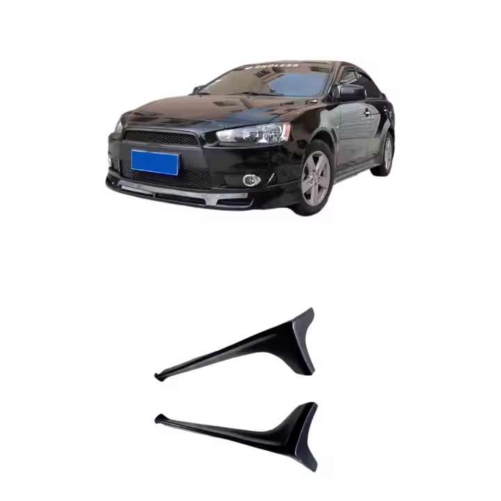 2008–2017 Mitsubishi Lancer CJ/GTS/Ralliart Side Skirts – Gloss Black ABS Material with Sport-Inspired Profile