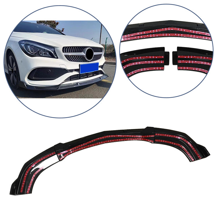 2016-2019 BenZ CLA W117 3 Parts Front Lip
