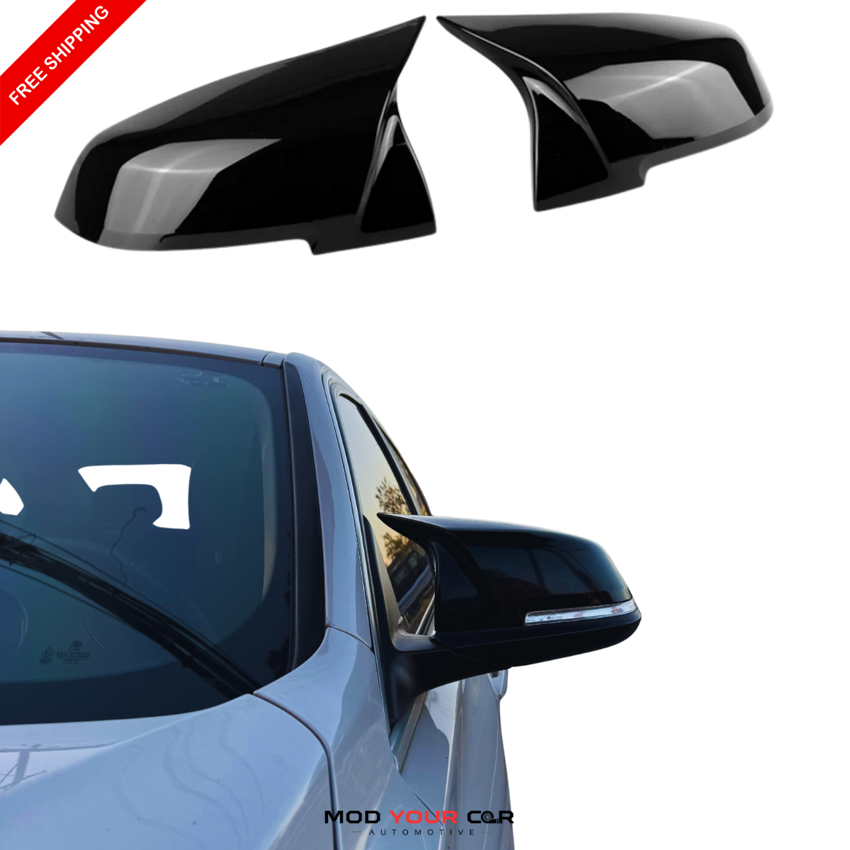 BMW F20 F22 F23 F30 F31 F34 F32 F36 E84 F87 M Style Side Mirror Cap Covers