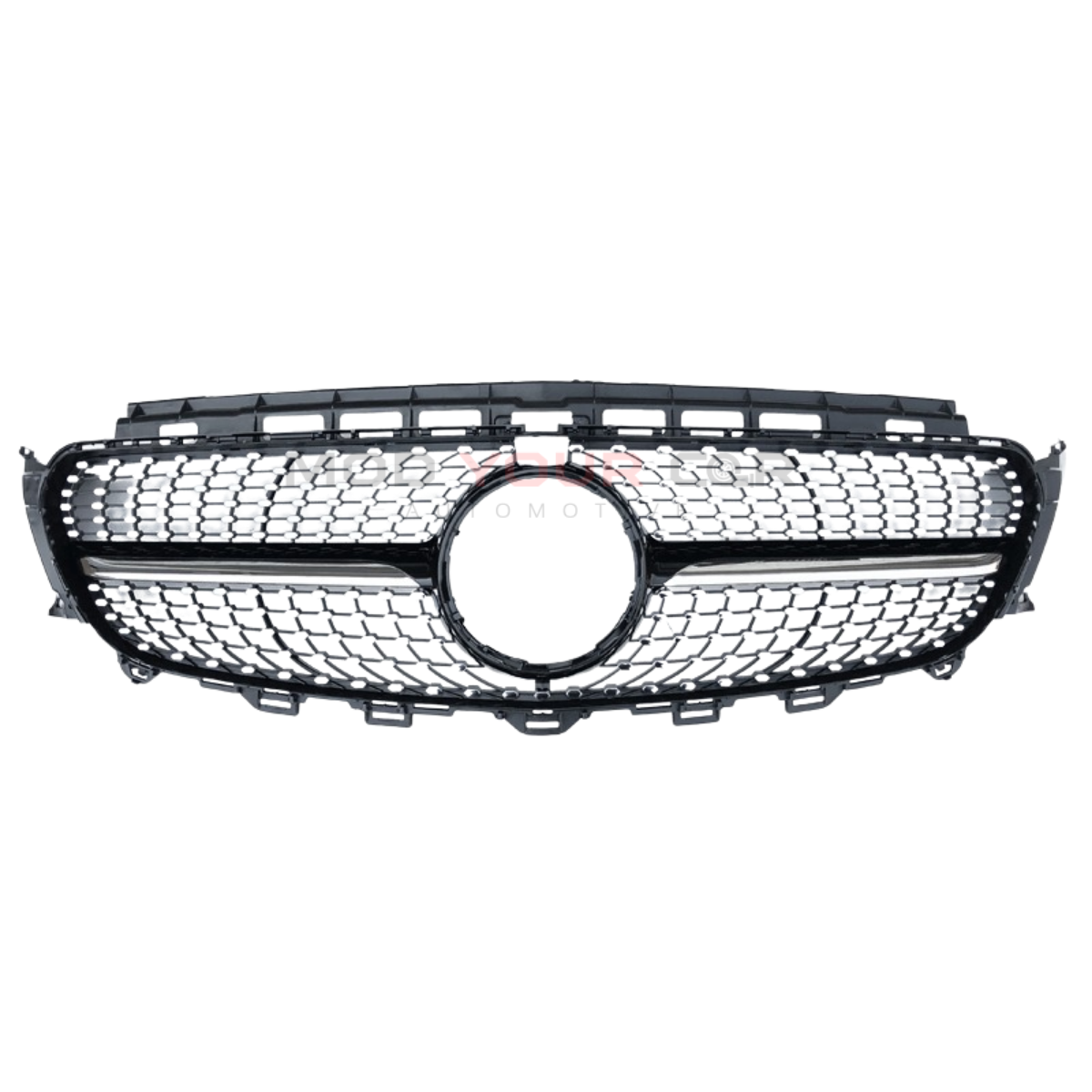 2017–2023 Mercedes-Benz E-Class W213 Diamond Panamericana Style Front Grille (Gloss Black)