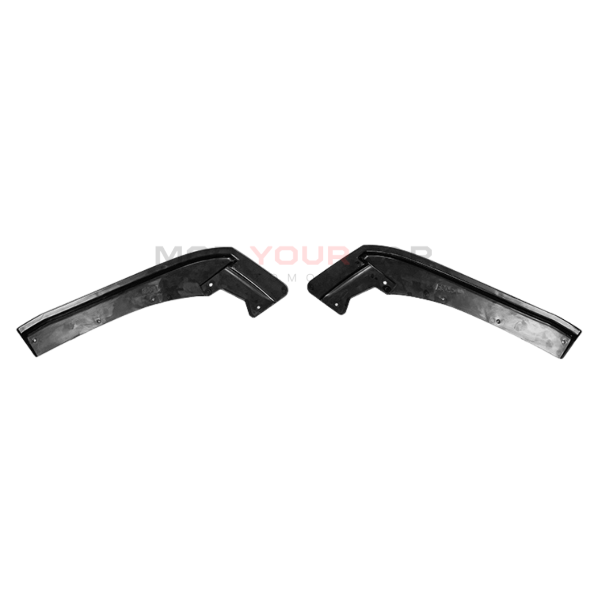2012-2018 BMW 3 Series F30 Rear Side Splitters – Gloss Black ABS Material
