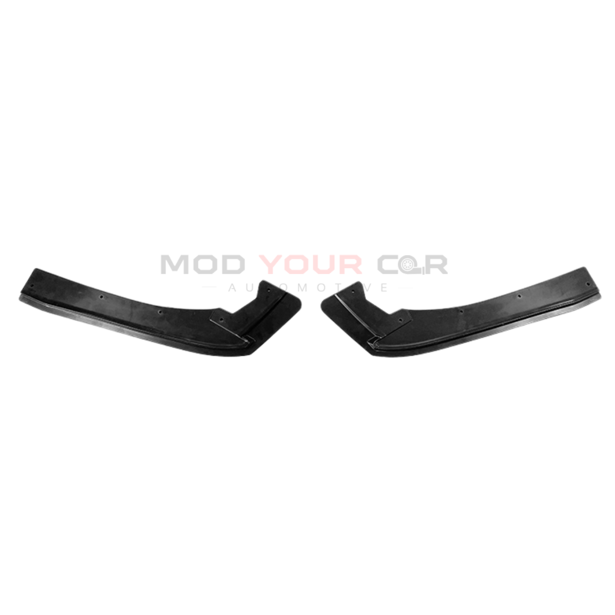 2012-2018 BMW 3 Series F30 Rear Side Splitters – Gloss Black ABS Material