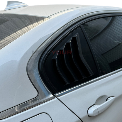 2012-2015 BMW 3 Series F30 Rear Window Louver Trim – Gloss Black ABS