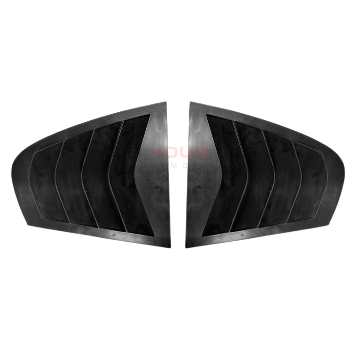 2012-2015 BMW 3 Series F30 Rear Window Louver Trim – Gloss Black ABS