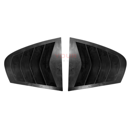 2012-2015 BMW 3 Series F30 Rear Window Louver Trim – Gloss Black ABS