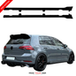 Volkswagen Golf 7 / 7.5 R-Line & GTI TCR Style Side Skirts – Gloss Black ABS