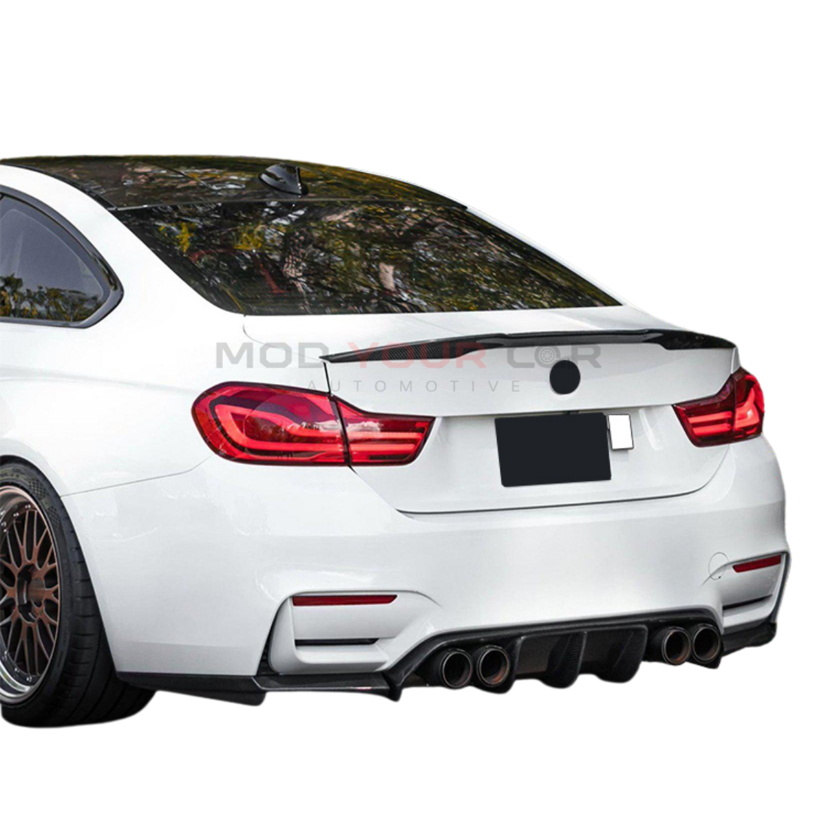 2014-2020 BMW F82 M4 Style Rear Spoiler – Gloss Black ABS