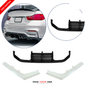 2014-2020 BMW F80 M3 / F82 M4 V Style Rear Diffuser with Side Splitters – Gloss Black ABS
