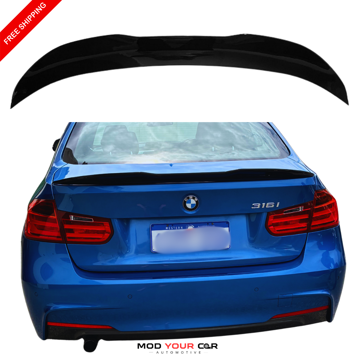 2012-2018 BMW 3 Series F30 PSM Style Rear Spoiler