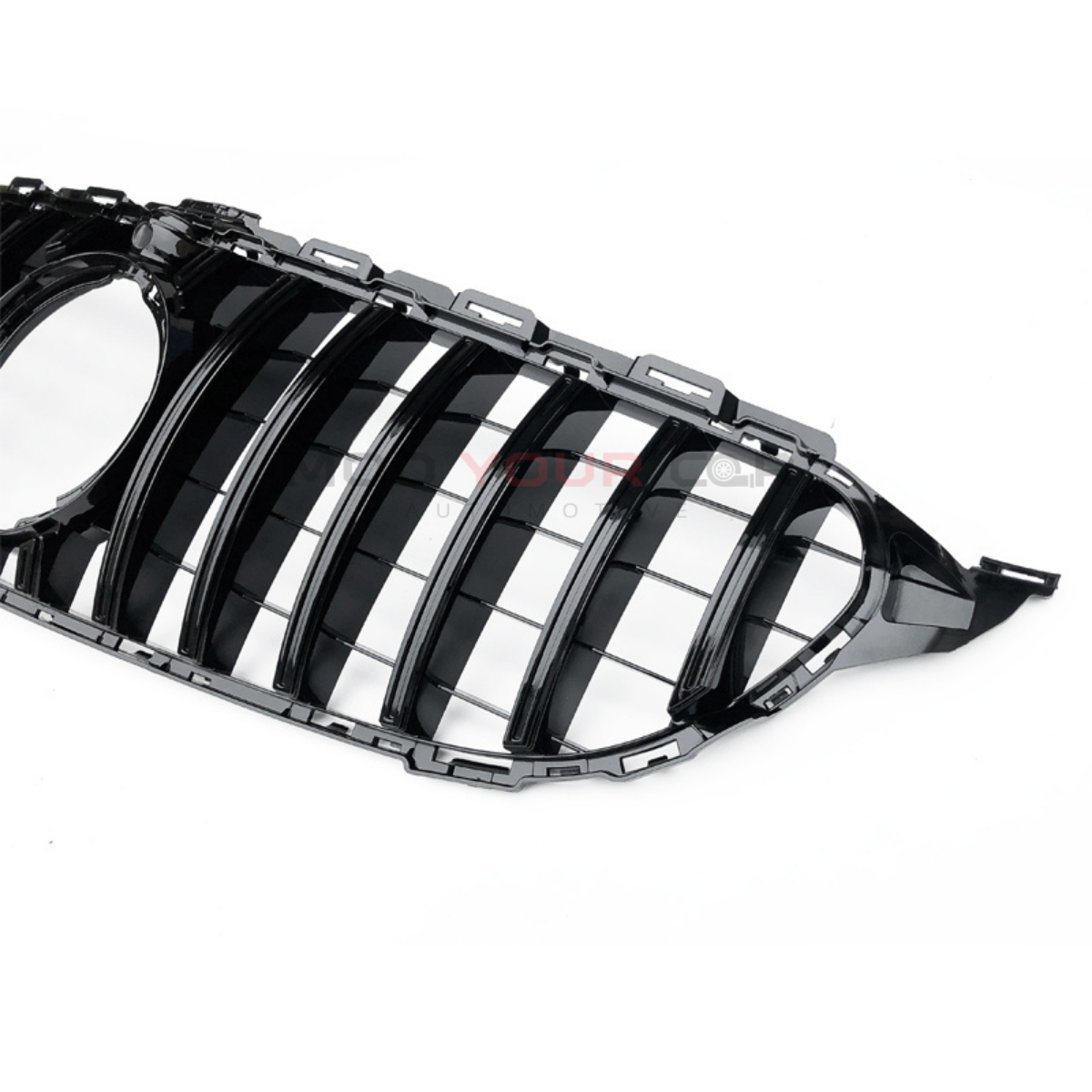 2019–2021 Mercedes-Benz C-Class W205 GTR Panamericana Style Front Grille (Gloss Black)