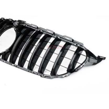 2019–2021 Mercedes-Benz C-Class W205 GTR Panamericana Style Front Grille (Gloss Black)
