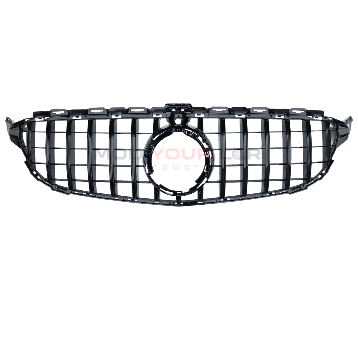 2019–2021 Mercedes-Benz C-Class W205 GTR Panamericana Style Front Grille (Gloss Black)
