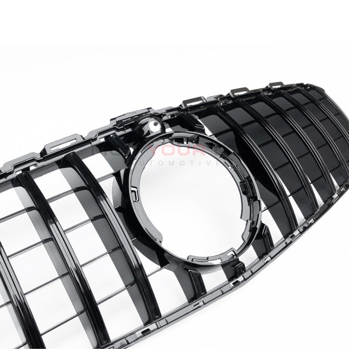 2019–2021 Mercedes-Benz C-Class W205 GTR Panamericana Style Front Grille (Gloss Black)