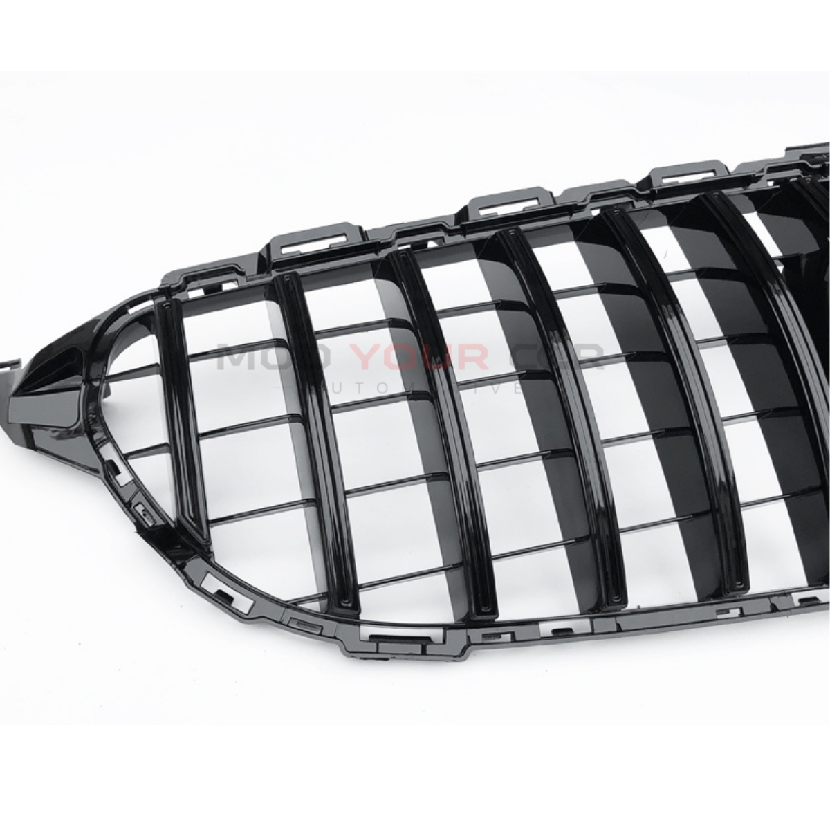 2015–2018 Mercedes-Benz C-Class W205 GTR Panamericana Style Front Grille (Gloss Black)