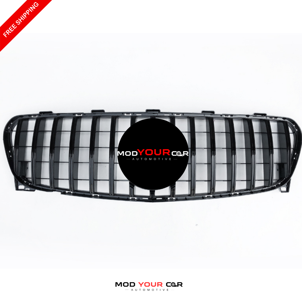 2014–2019 Mercedes-Benz GLA-Class X156 GTR Panamericana Style Front Grille (Gloss Black)
