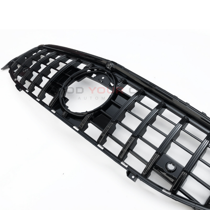 2020–2024 Mercedes-Benz CLA-Class C118 Diamond Panamericana Style Front Grille (Gloss Black)