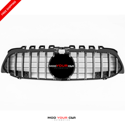 2019–2024 Mercedes-Benz A-Class W177 GTR Panamericana Style Front Grille (Gloss Black)