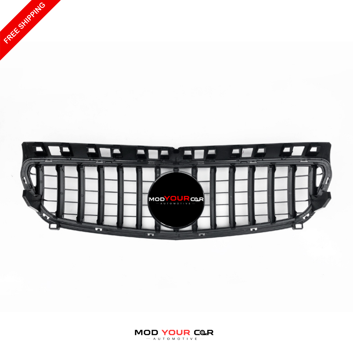 2013–2018 Mercedes-Benz A-Class W176 GTR Panamericana Style Front Grille (Gloss Black)