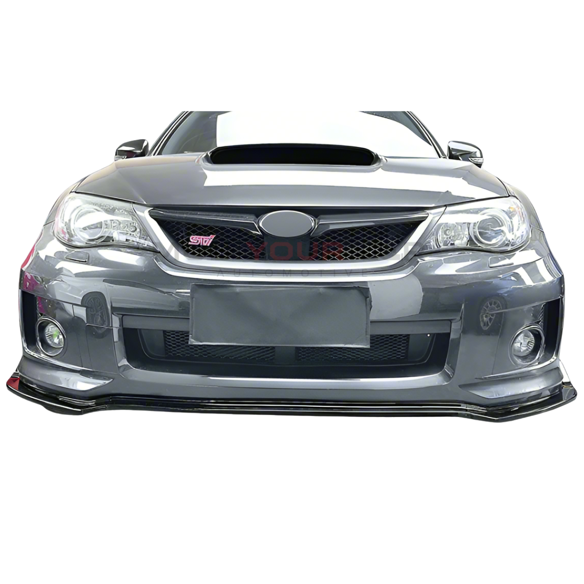 Three-Segment Front Bumper Splitter Lip Spoiler for Subaru Imprez WRX STI 2011-2014