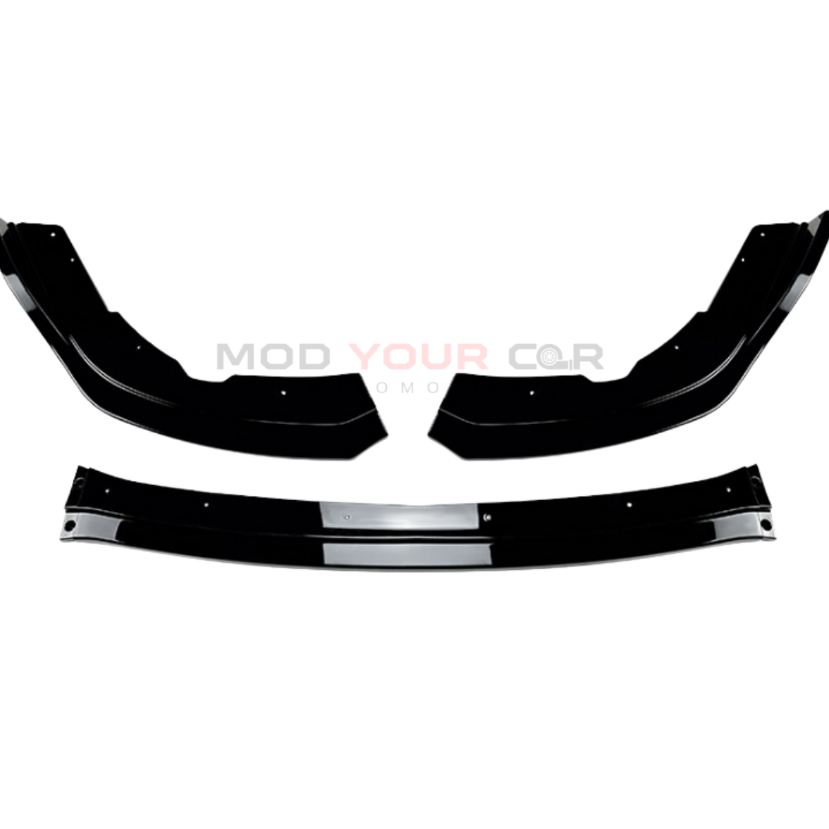 Three-Segment Front Bumper Splitter Lip Spoiler for Subaru Imprez WRX STI 2011-2014