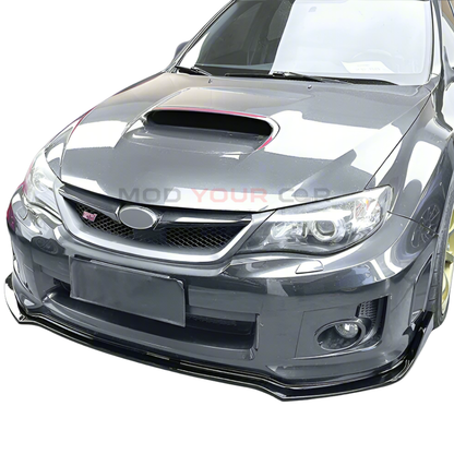 Three-Segment Front Bumper Splitter Lip Spoiler for Subaru Imprez WRX STI 2011-2014