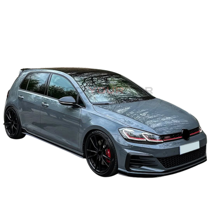 Volkswagen Golf 7 / 7.5 R-Line & GTI TCR Style Side Skirts – Gloss Black ABS