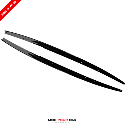 2012-2018 BMW 3 Series F30 / F35 MP Style Side Skirts – Gloss Black ABS
