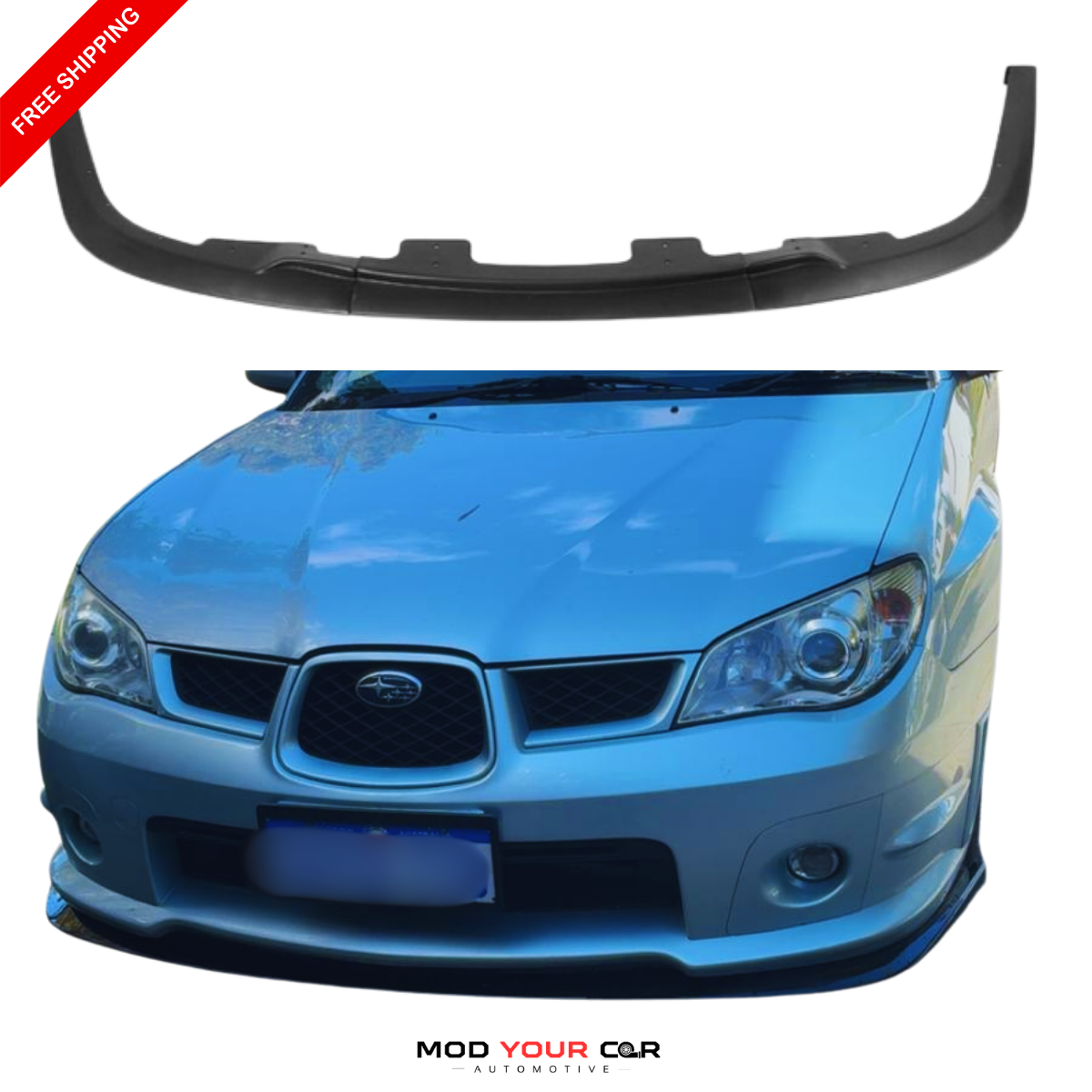 Subaru Impreza WRX STI 2002-2007 PP Material Splitter Bumper Lip