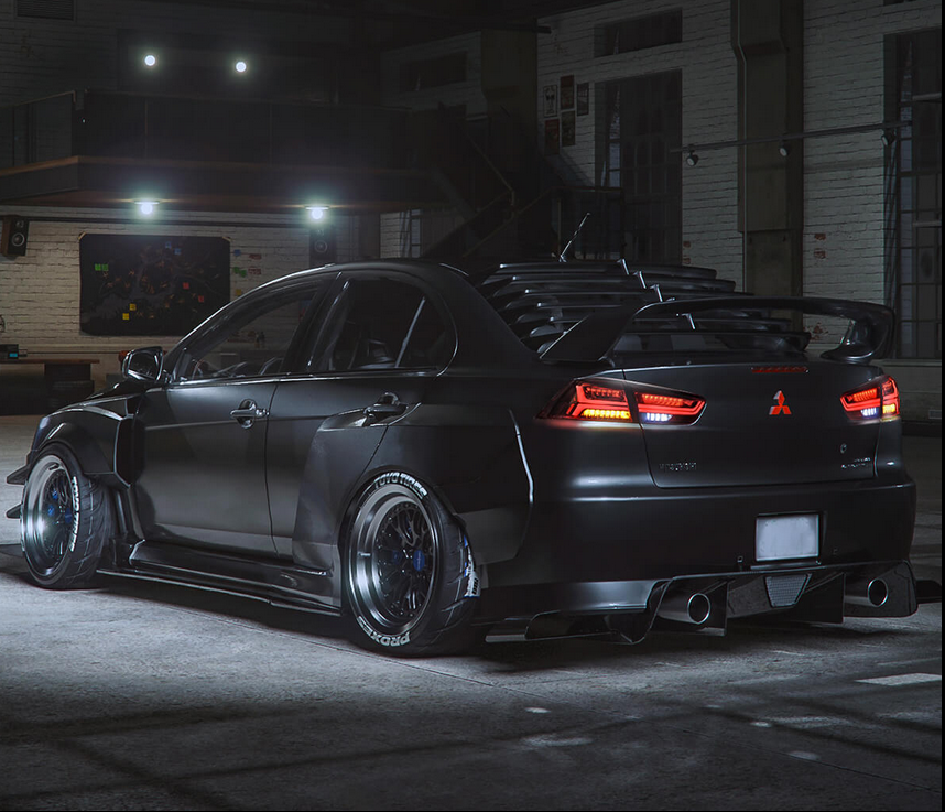 08-17 Mitsubishi Lancer & EVO X Vland LED Tail Lights