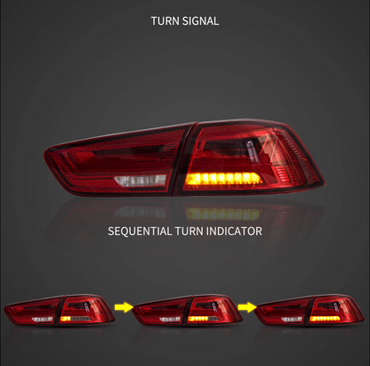 08-17 Mitsubishi Lancer & EVO X Vland LED Tail Lights
