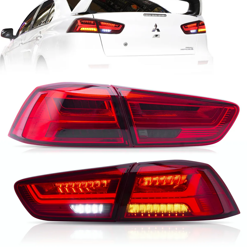 08-17 Mitsubishi Lancer & EVO X Vland LED Tail Lights