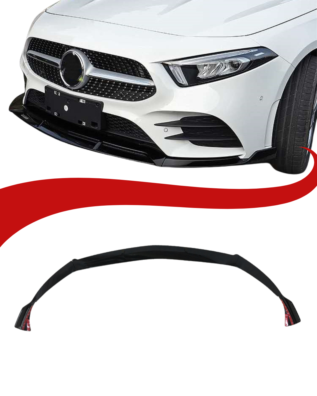 2019 BenZ A Class Sedan Front Lip