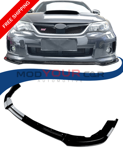 Three-Segment Front Bumper Splitter Lip Spoiler for Subaru Imprez WRX STI 2011-2014