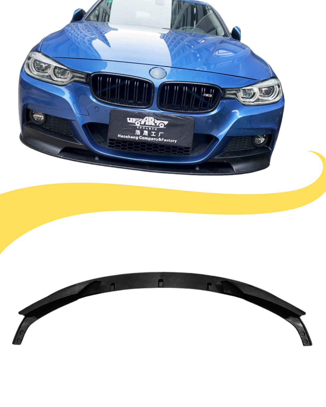 2012-2018 BMW 3 Series F30 M Sport Style Front Lip