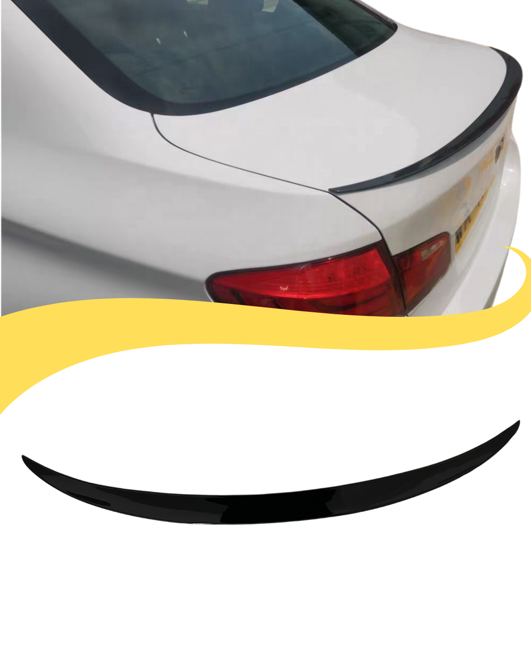 2010-2016 BMW 5 Series F10 P Style Rear Spoiler