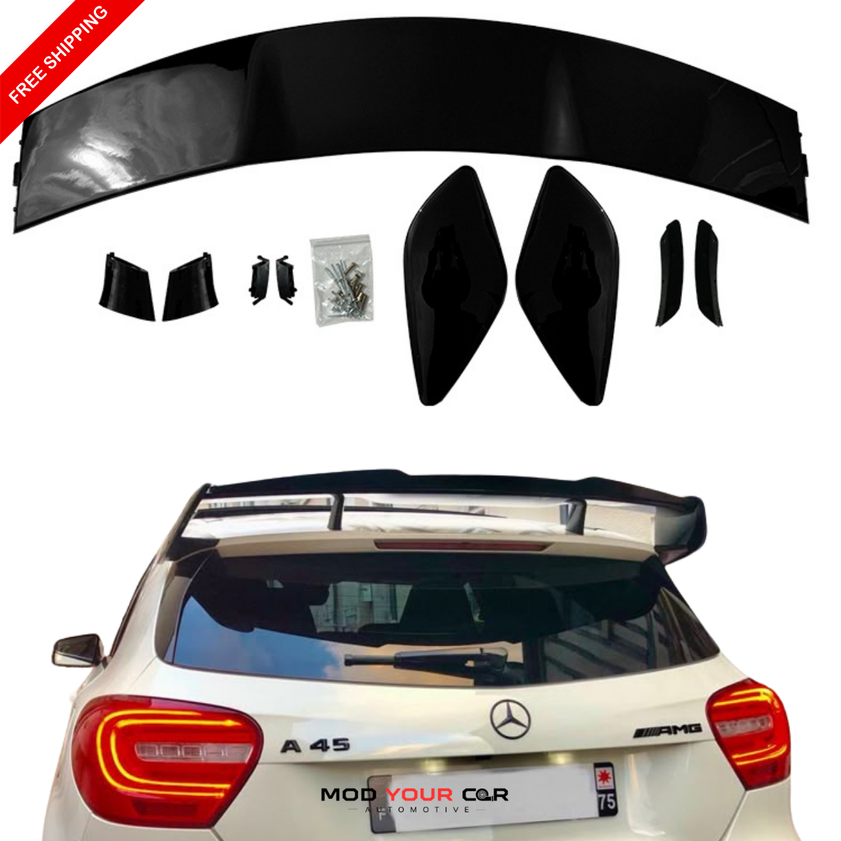 2013-2018 A CLASS BenZ W176 Roof Wing