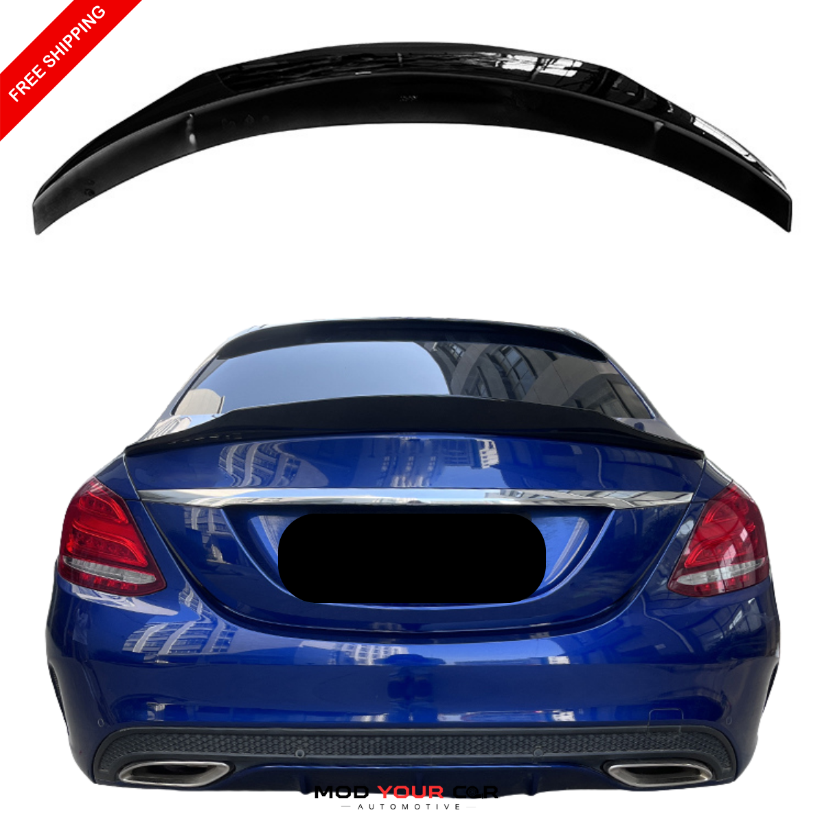 2014-2019 BenZ C-class W205 PSM Style Rear Spoiler