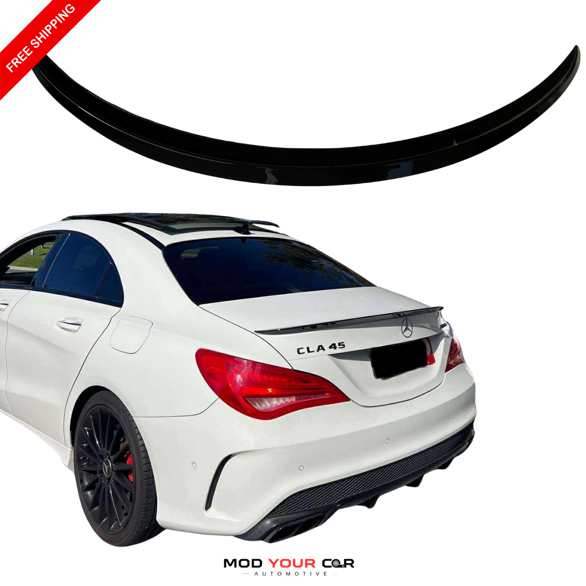 2013-2019 BenZ CLA W117 Rear Spoiler