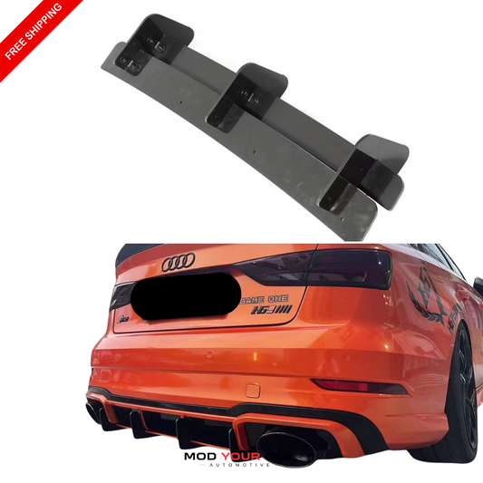 2017-2020 Sedan AUDI RS3 Rear Blade Diffuser