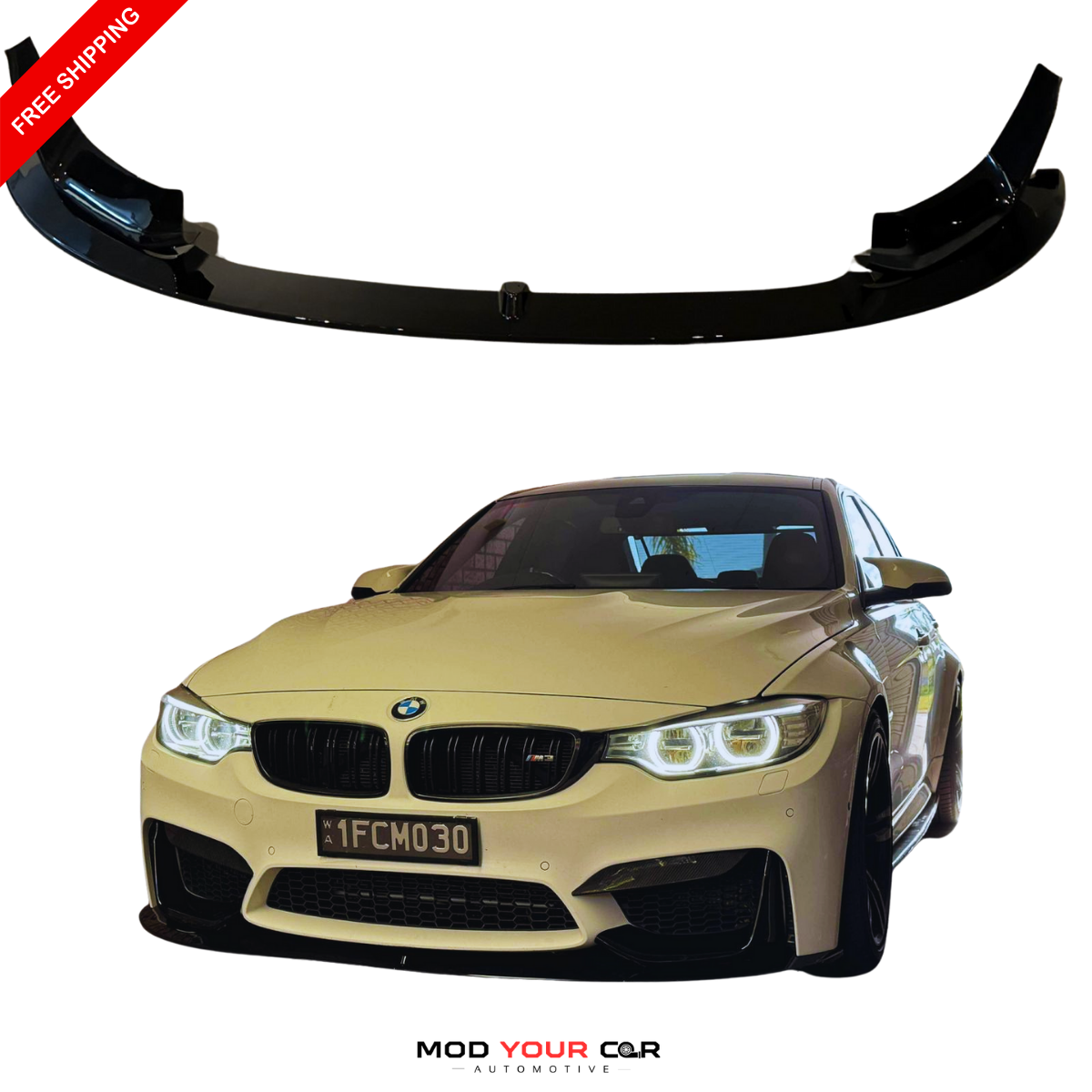 2014-2020 BMW F80 M3/F82 M4 MP Style Front Lip(4 Parts)
