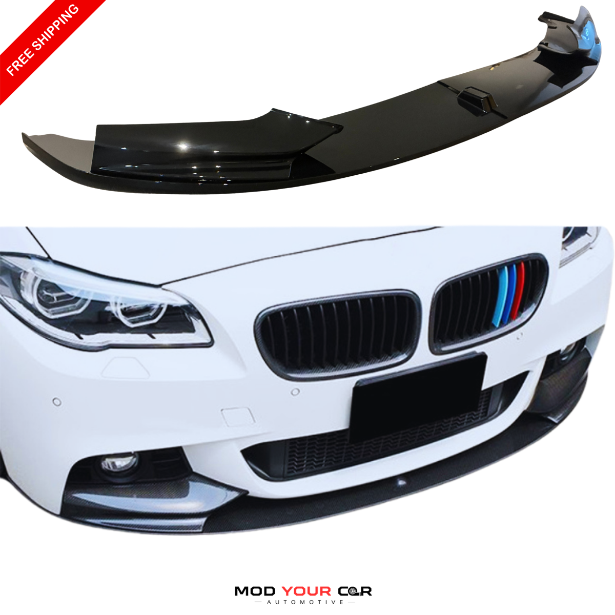 2010-2016 BMW 5 Series F10 Front Lip(2 Sections)