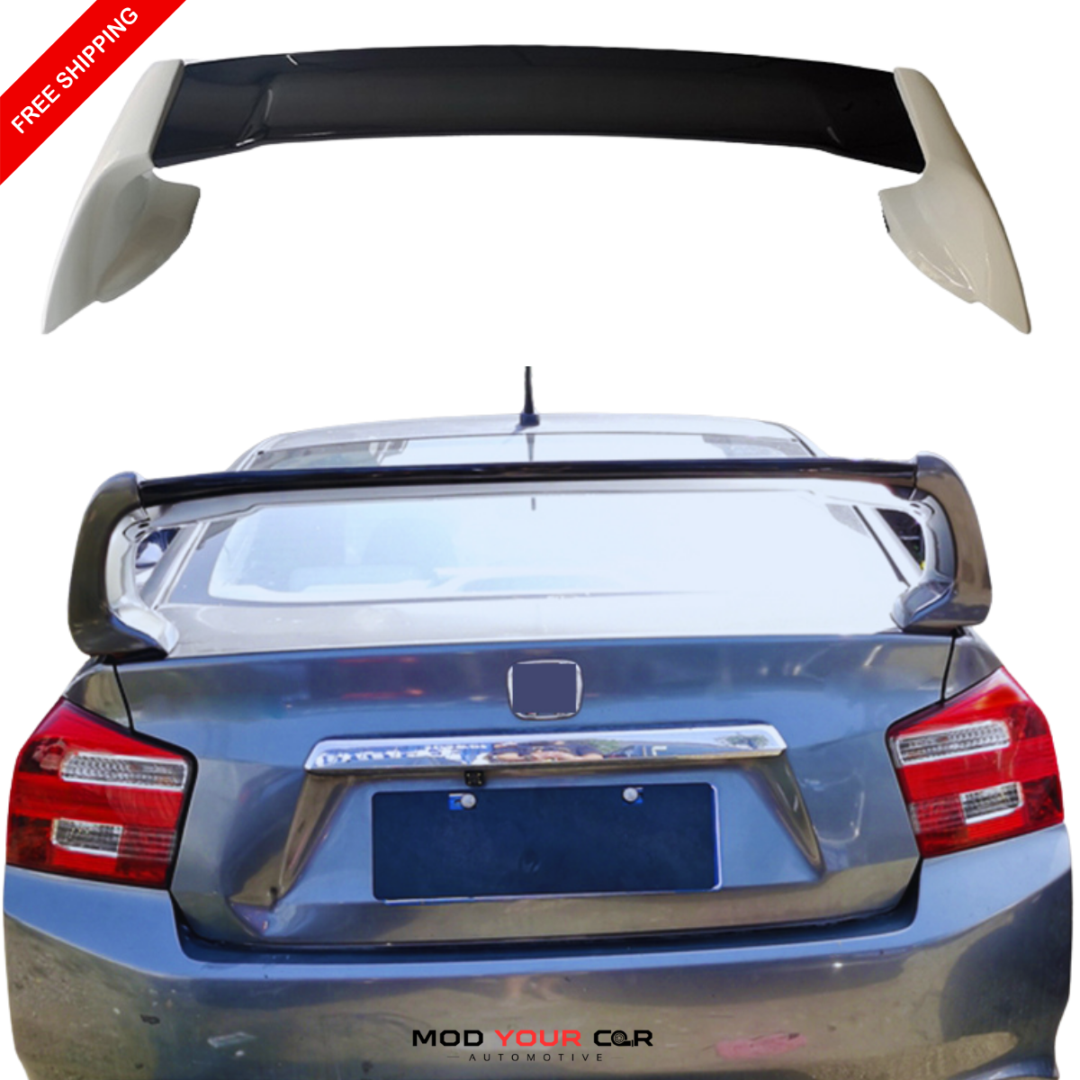 Fd2 Rear Spoiler 2009-2015 Honda City Fd2 Style Rear Spoiler – ModYourCar