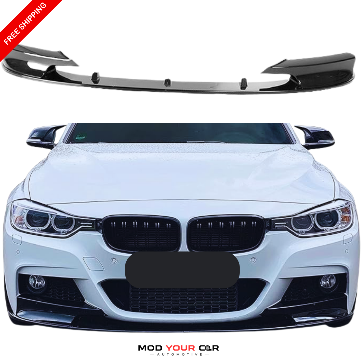 2012-2018 BMW 3 Series F30 M Sport Style Front Lip