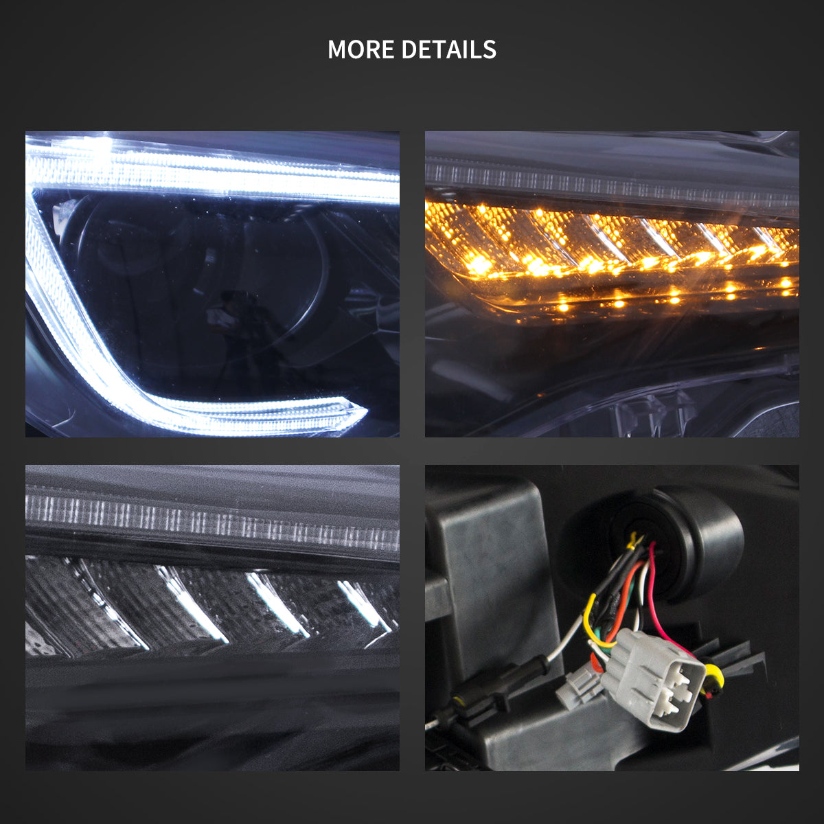 2012-2021 Vland frs/brz/86 Headlights With Dual Beam Projector
