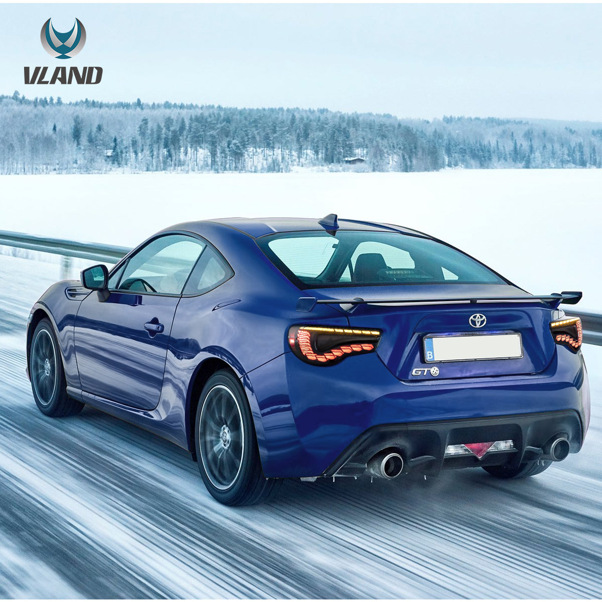 12-20 Toyota 86 GT86 FT86 13-20 Subaru BRZ 13-20 Scion FR-S Vland LED Tail Lights [Dragon Style]